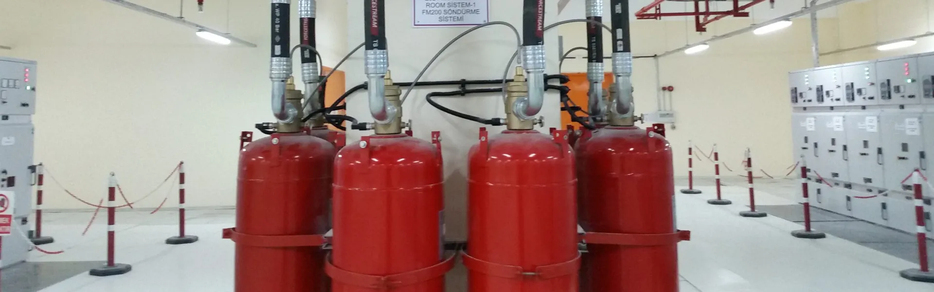 Sistema antincendio a nebbia d'acqua